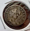 1689 WILLIAM & MARY MAUNDY FOURPENCE - GV Below Bust0