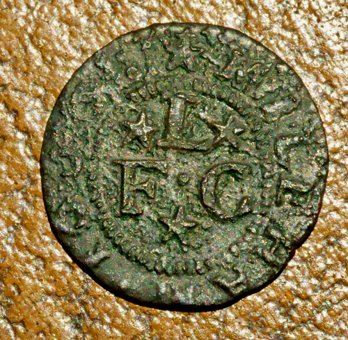 17th century token Mileham, Norfolk,  Francis Ladly 1666 farthing