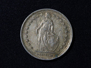 Switzerland 2 Francs 1931 B