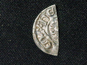 King John Short Cross Cut Half Penny-class 5b-Ilger on Lunde-high grade