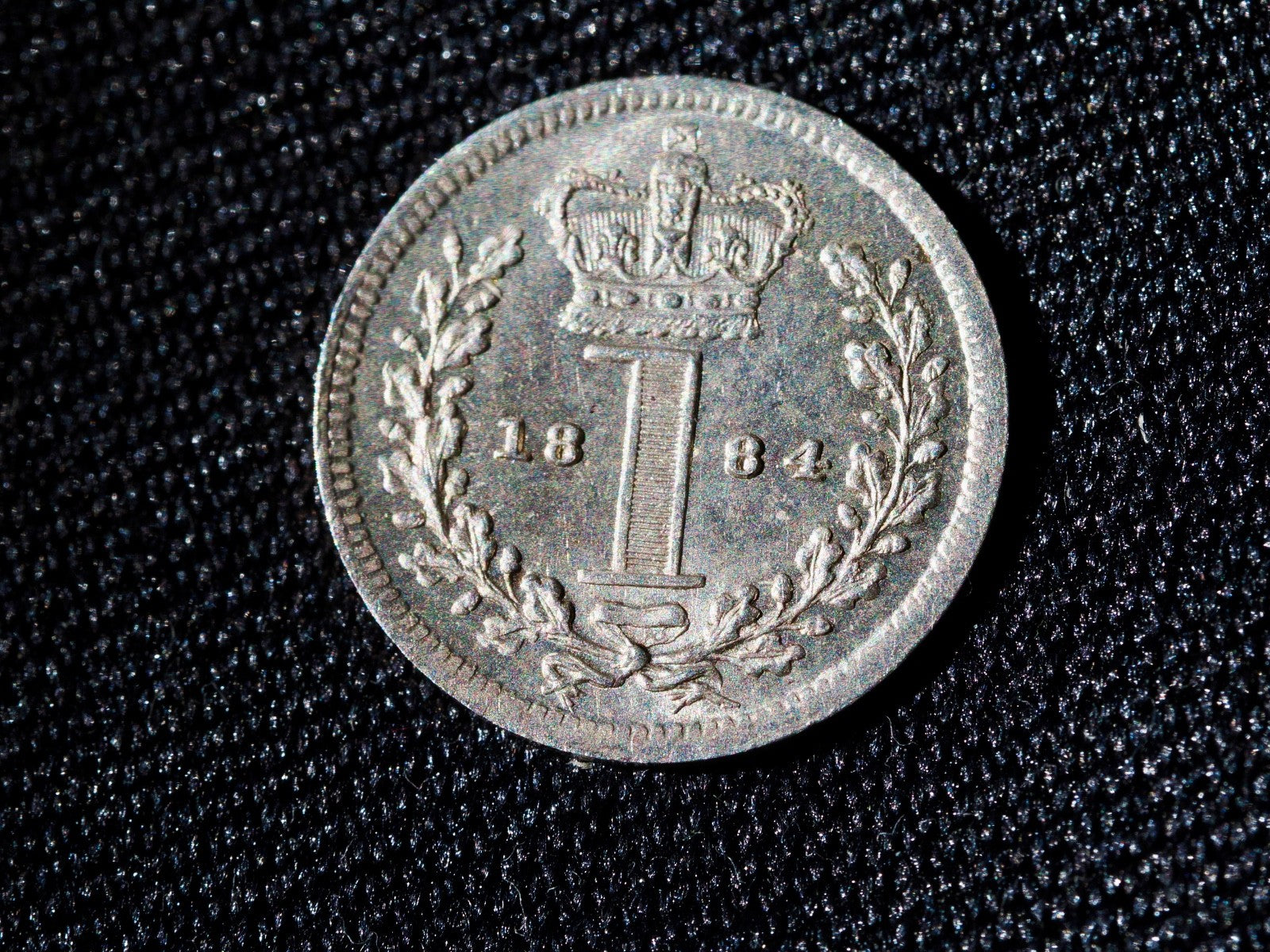 1884 Victoria  Silver Maundy Penny-bright lustre0