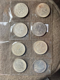 16 modern not original  USA dollar coins, lightweight