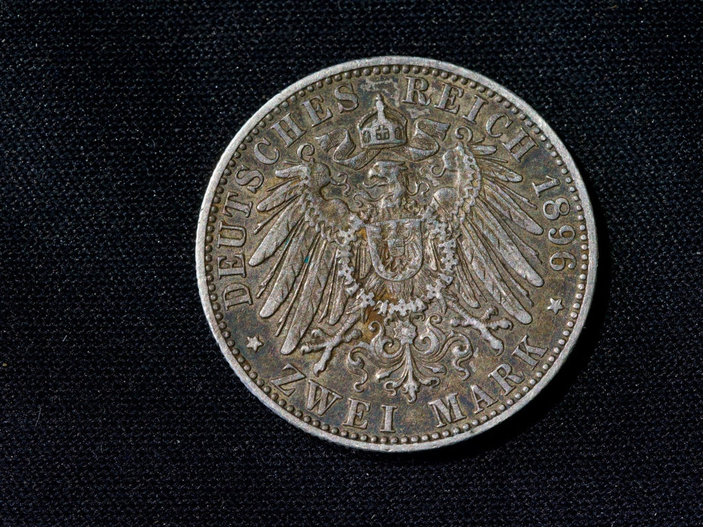 GERMANY 2 MARK 1896 A Prussia William II0