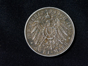 GERMANY 2 MARK 1896 A Prussia William II