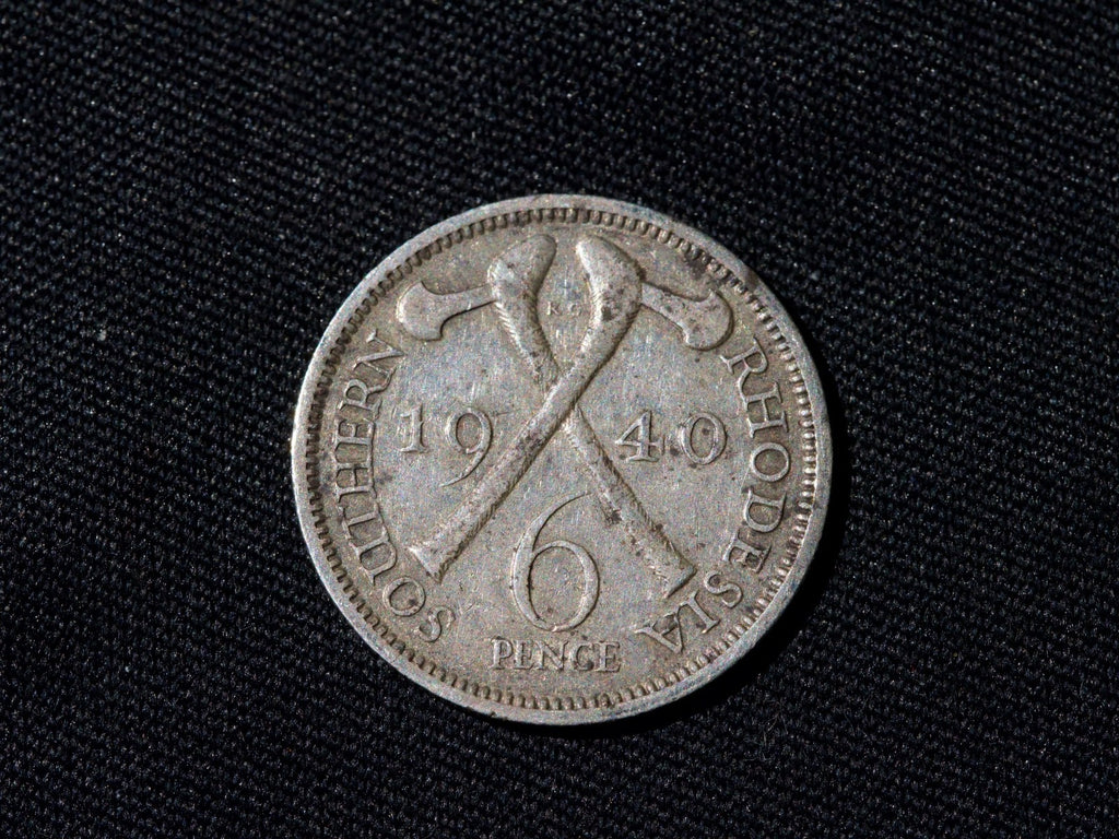 Rhodesia George VI Sixpence 19401