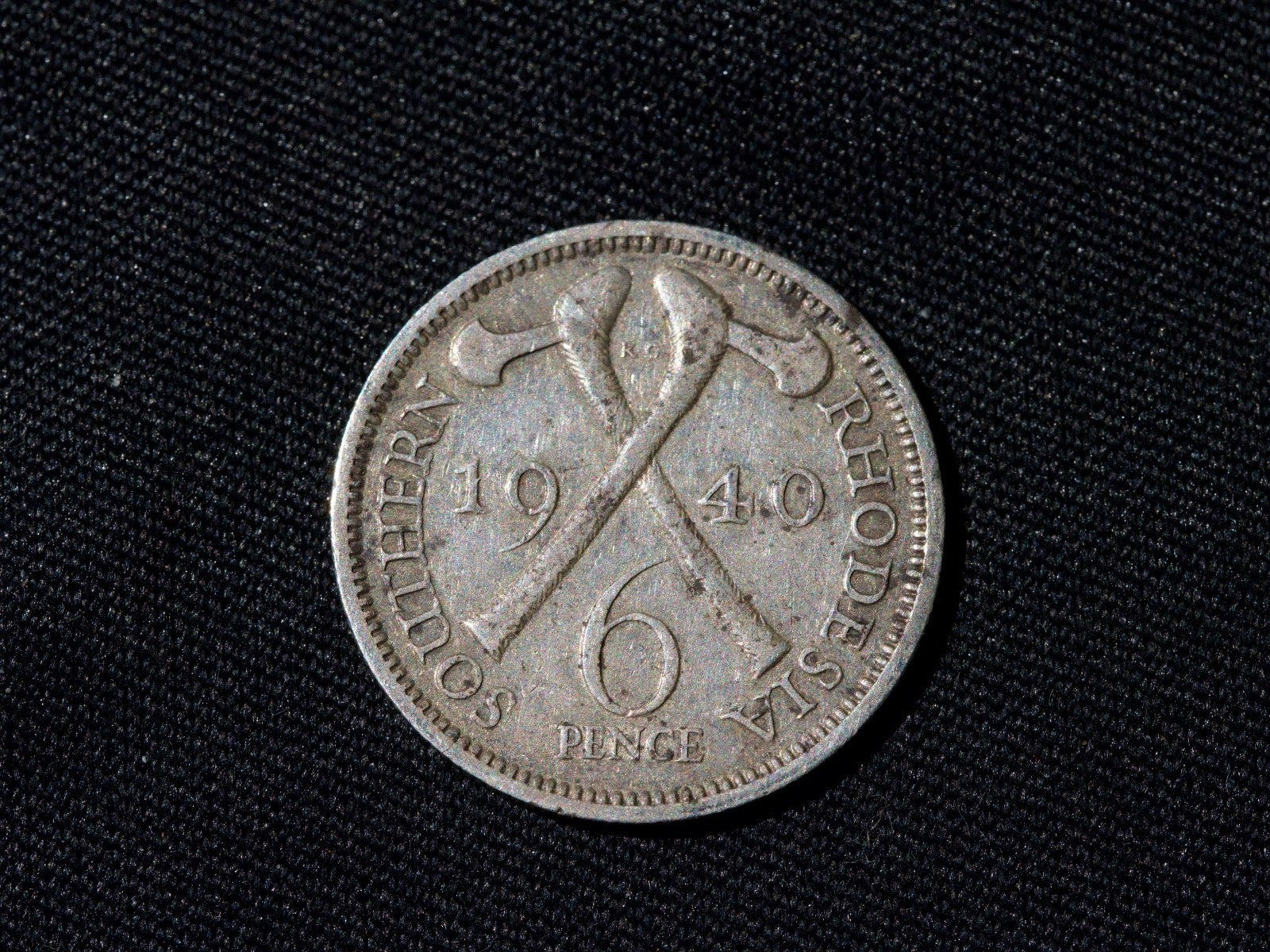 Rhodesia George VI Sixpence 19401