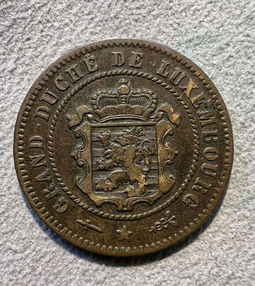 1870 Luxembourg 5 Centimes1