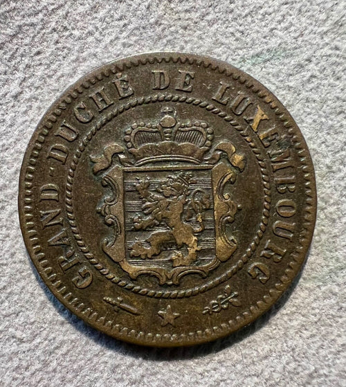 1870 Luxembourg 5 Centimes1