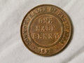 Australia  Half Penny 1923-traces of lustre0