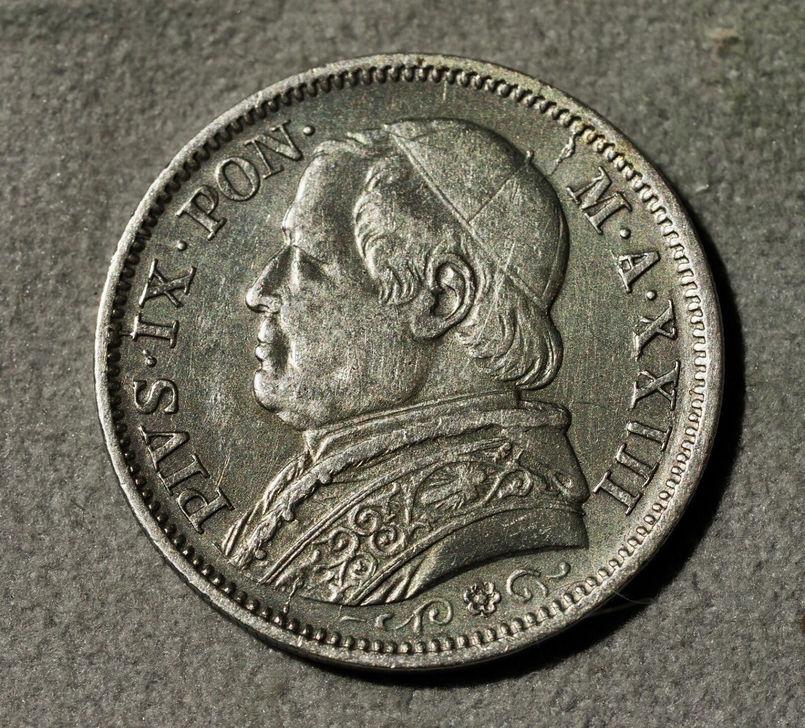 Italy 1 Lira 18681