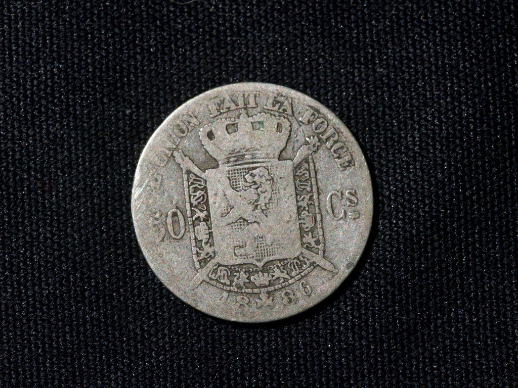 Belgium 50 Centimes 18860