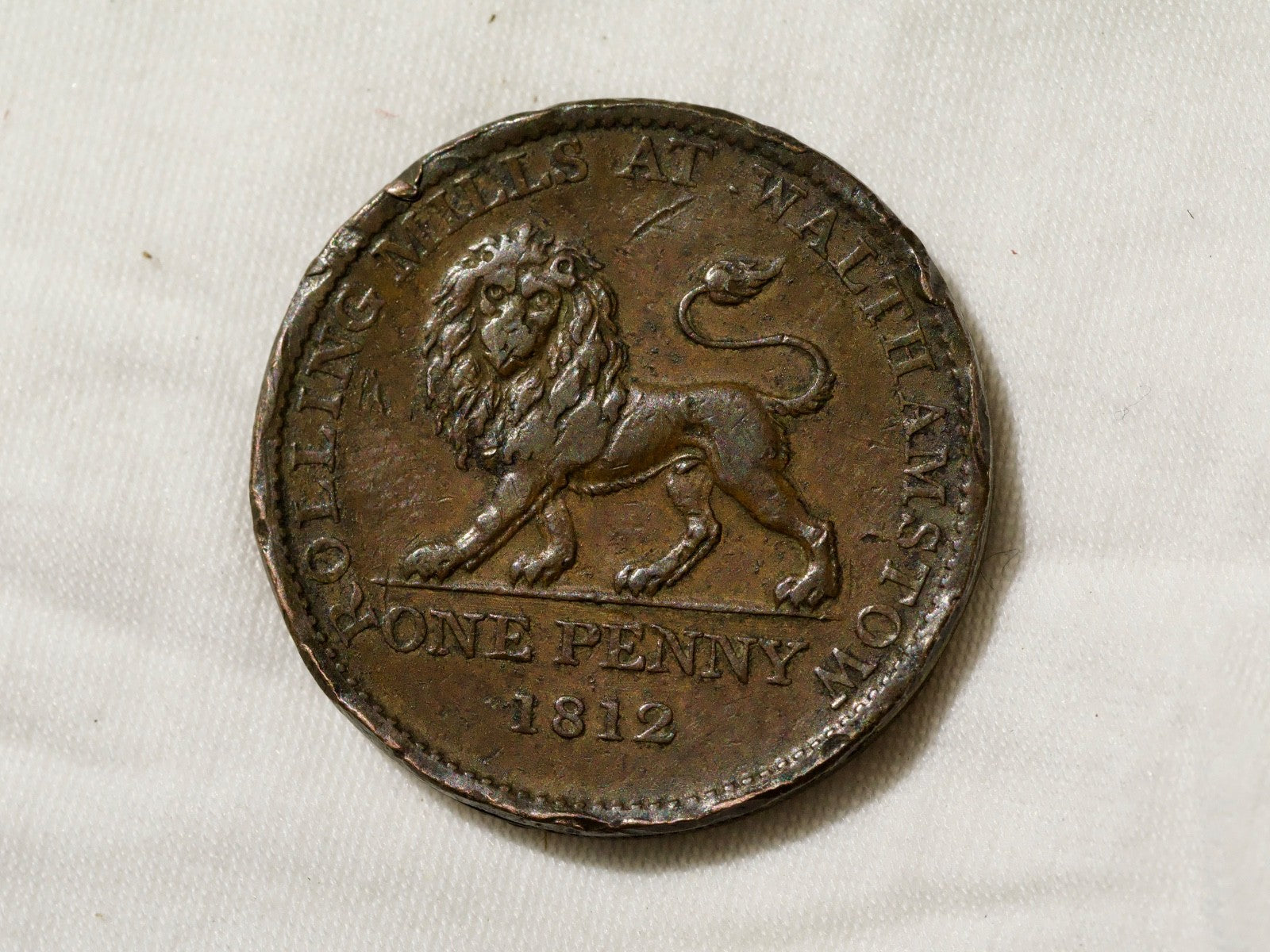 1812 Walthamstow British Copper Company Token1