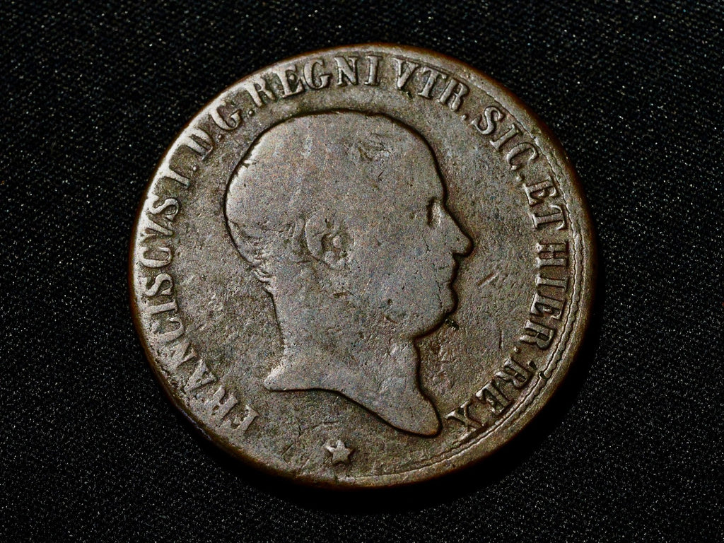 Italy-Naples- 10 Tornesi 18251