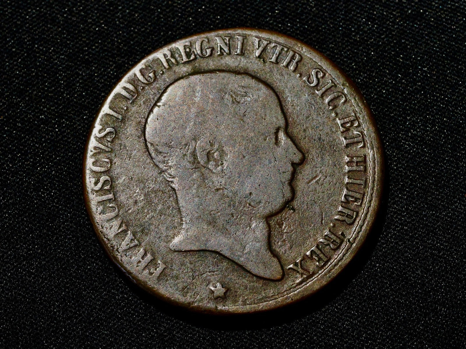 Italy-Naples- 10 Tornesi 18251