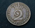 1784 George 111 Silver Maundy Twopence-high grade