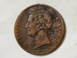 Australia token  Professor Holloway 1858 penny