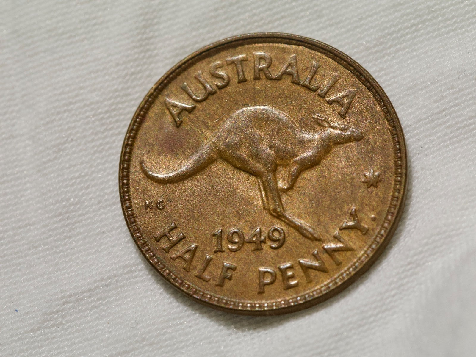 Australia  Half Penny 19490