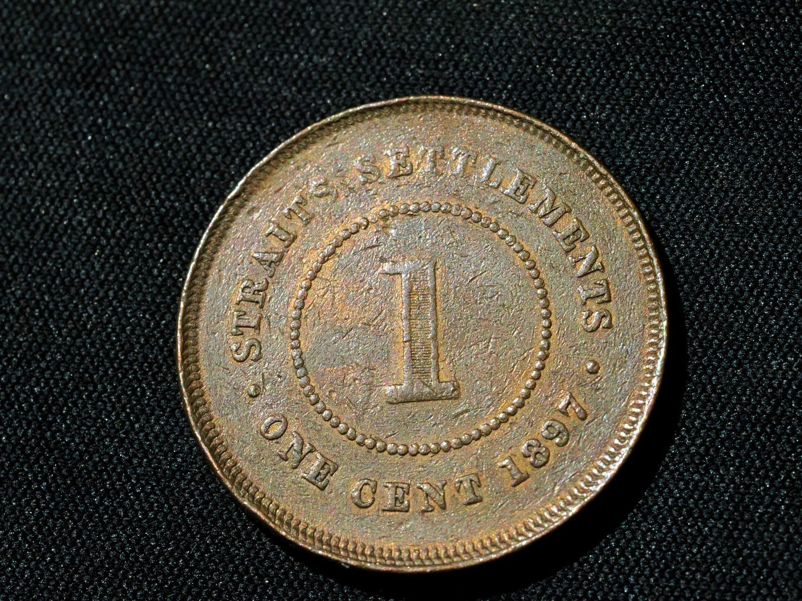 Straits Settlements - 1897 - one cent - Queen Victoria0