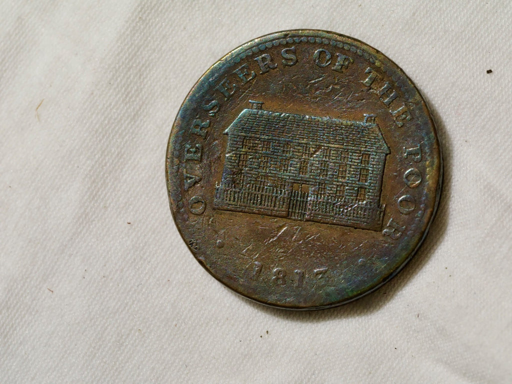 1813 Sheffield Penny token GF Withers 9961