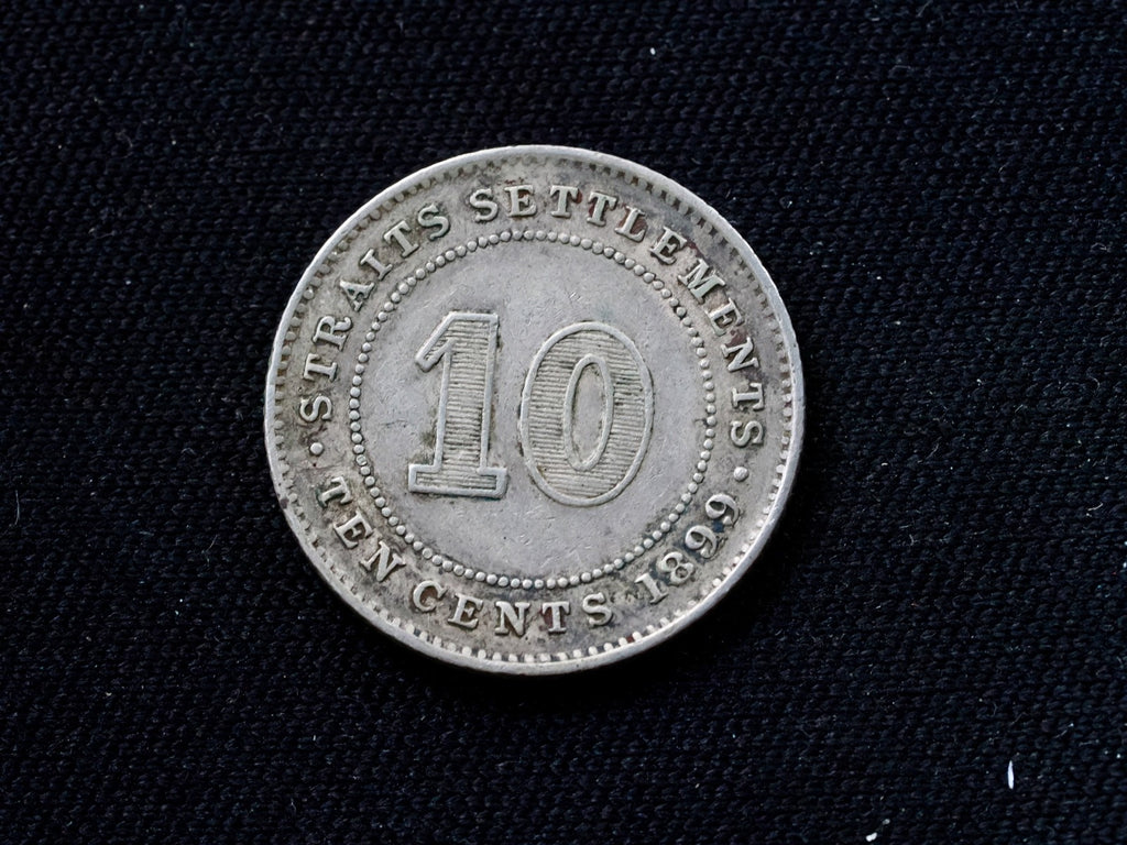 STRAITS SETTLEMENTS 10 Cents 18991