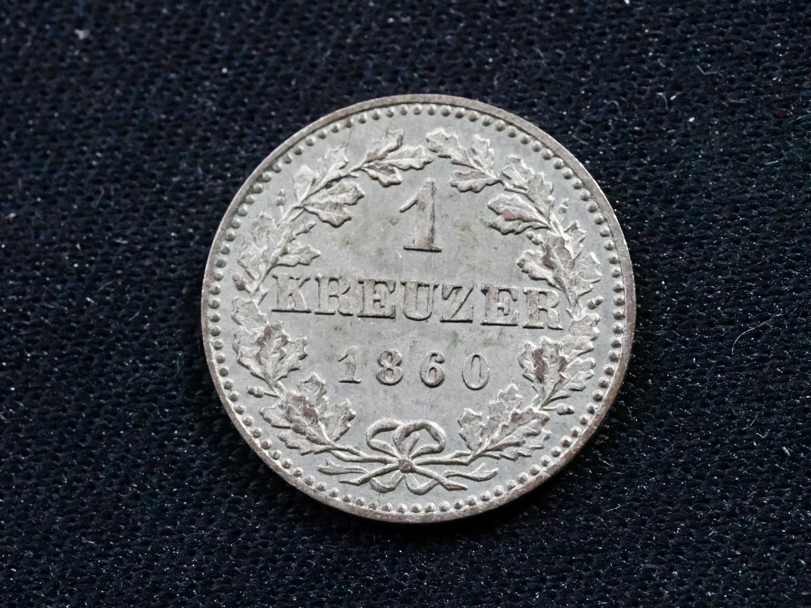 Germany Frankfurt 1 Kreuzer-1860-AUNC0