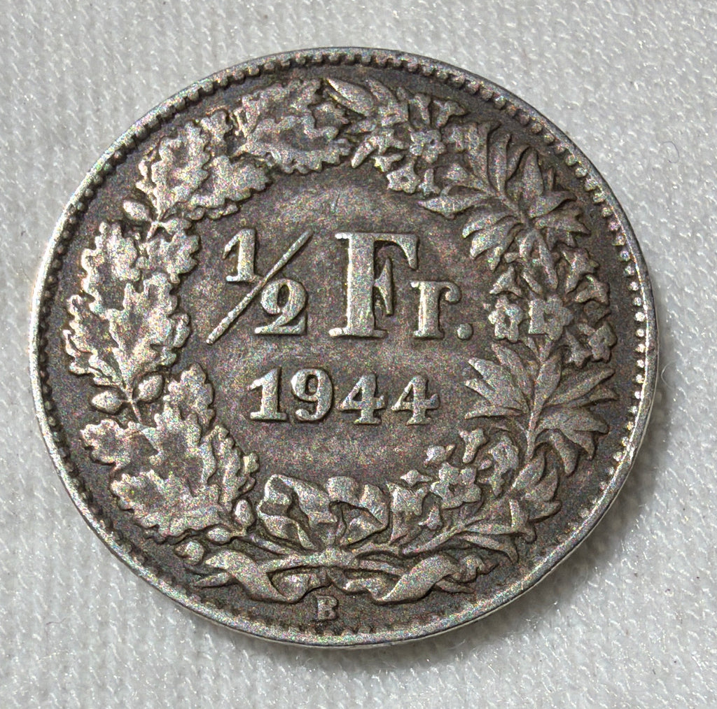 Switzerland 1/2 Franc 1944