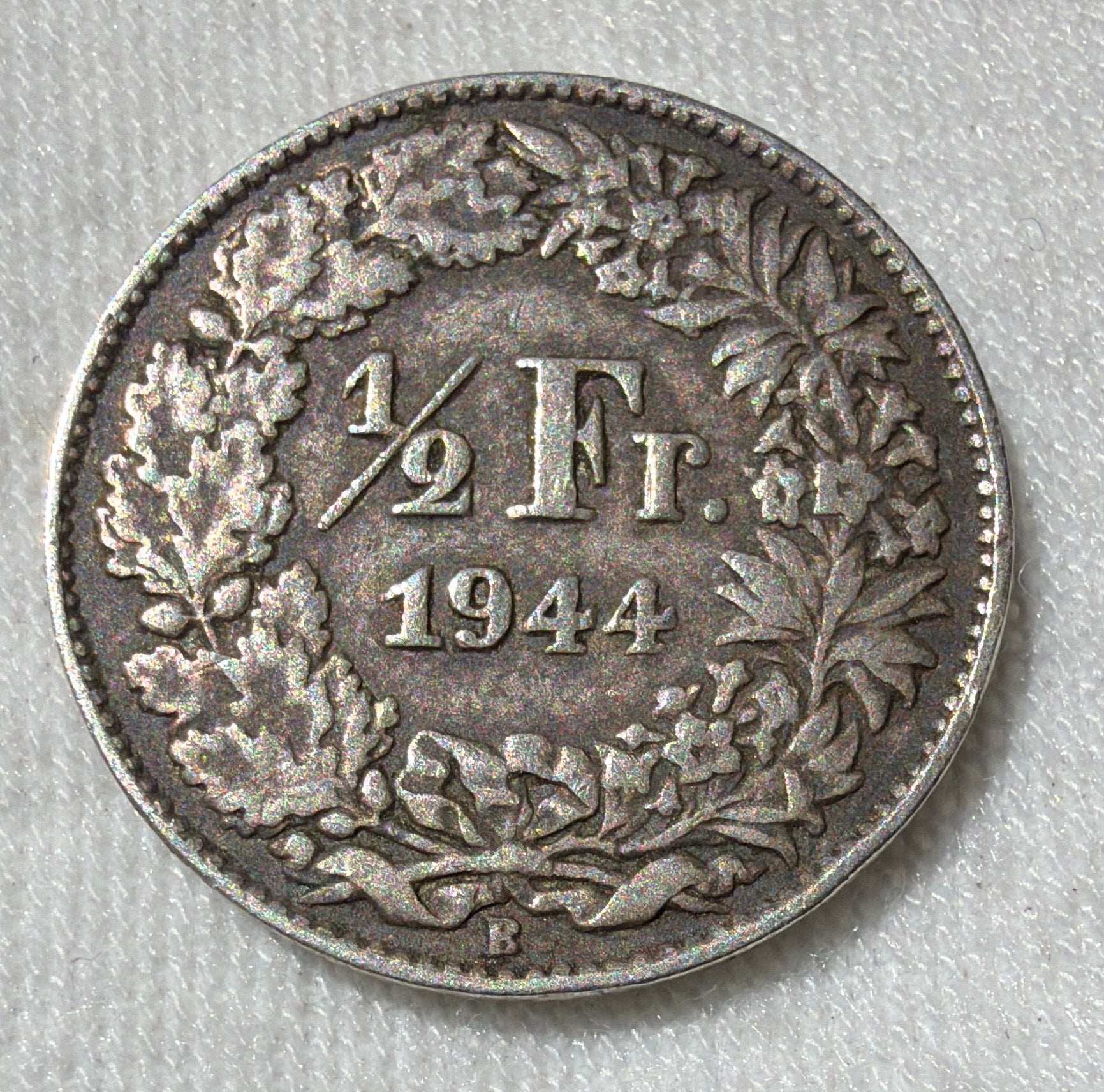 Switzerland 1/2 Franc 1944