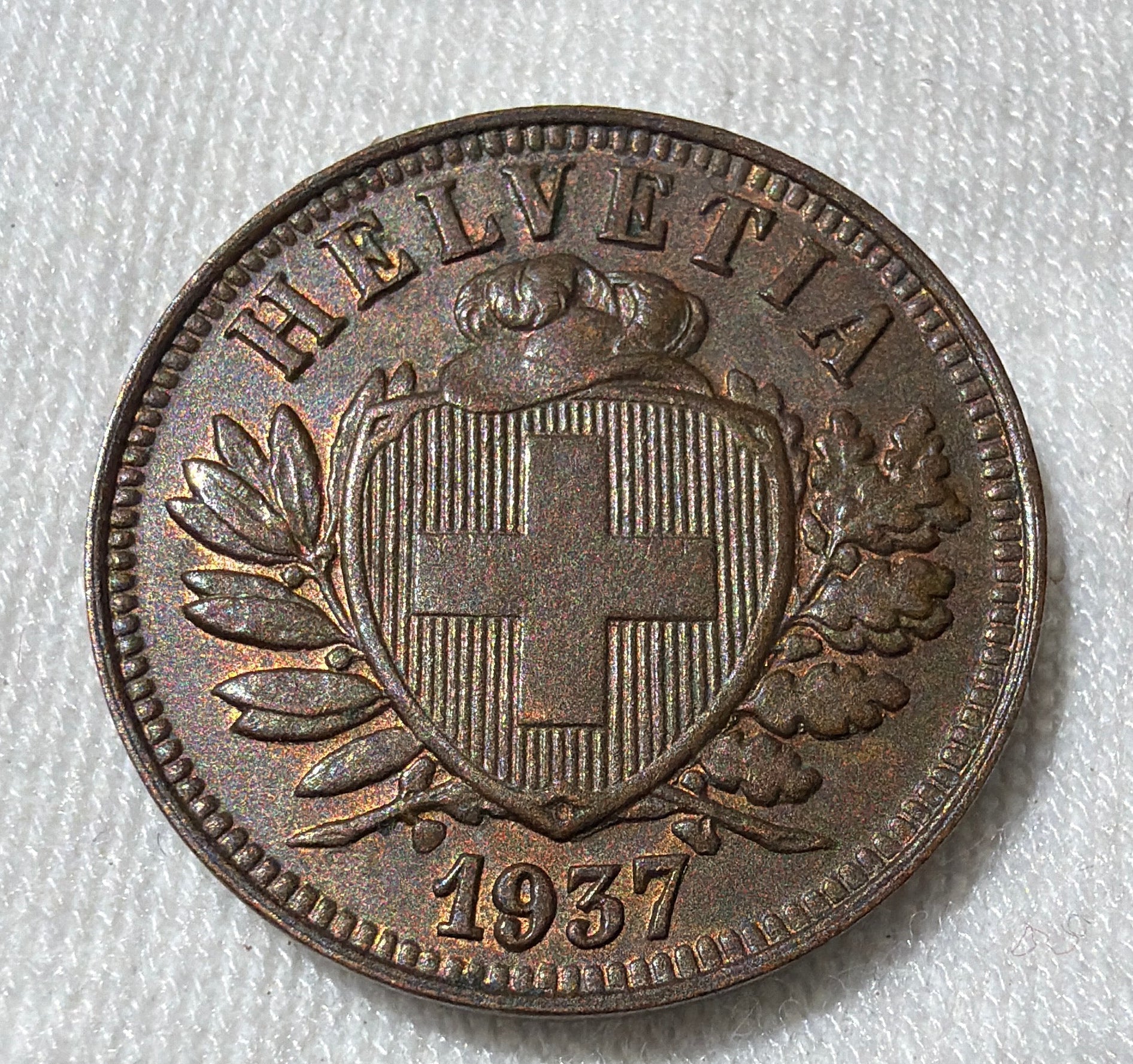 Switzerland 2 Rappen 1937
