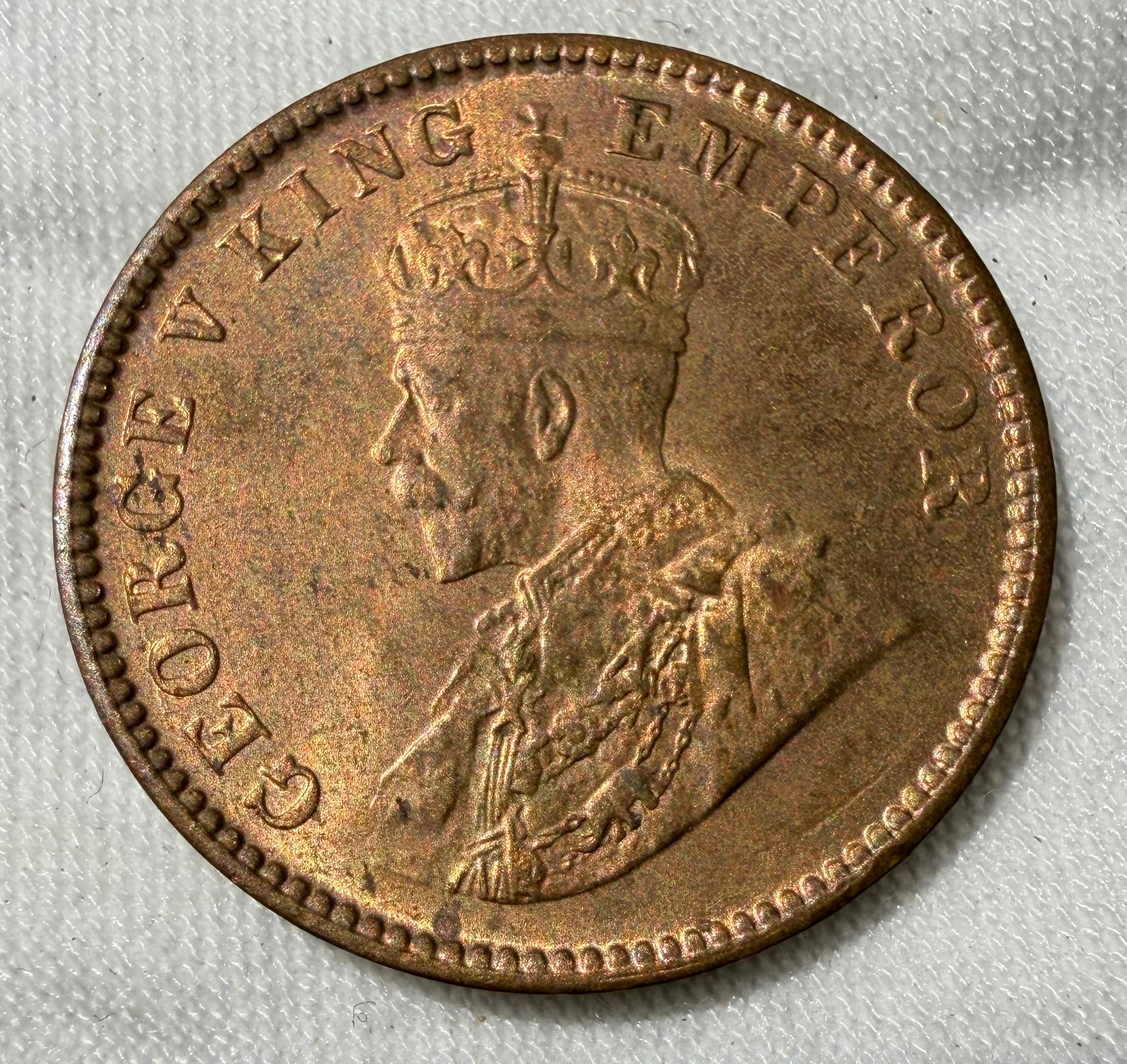 India 1/4 Anna 1934-full lustre