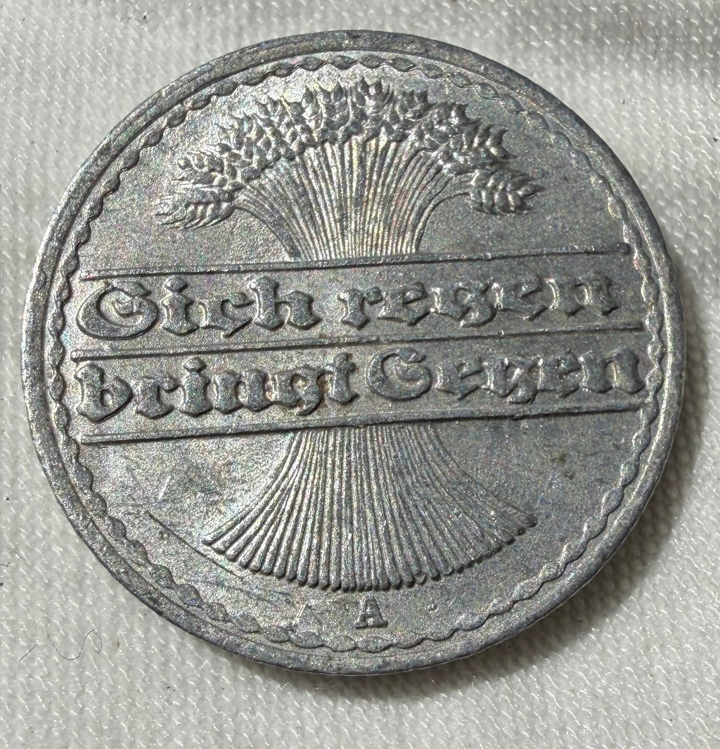 Germany 50 Pfennig 1920A-high grade with lustre
