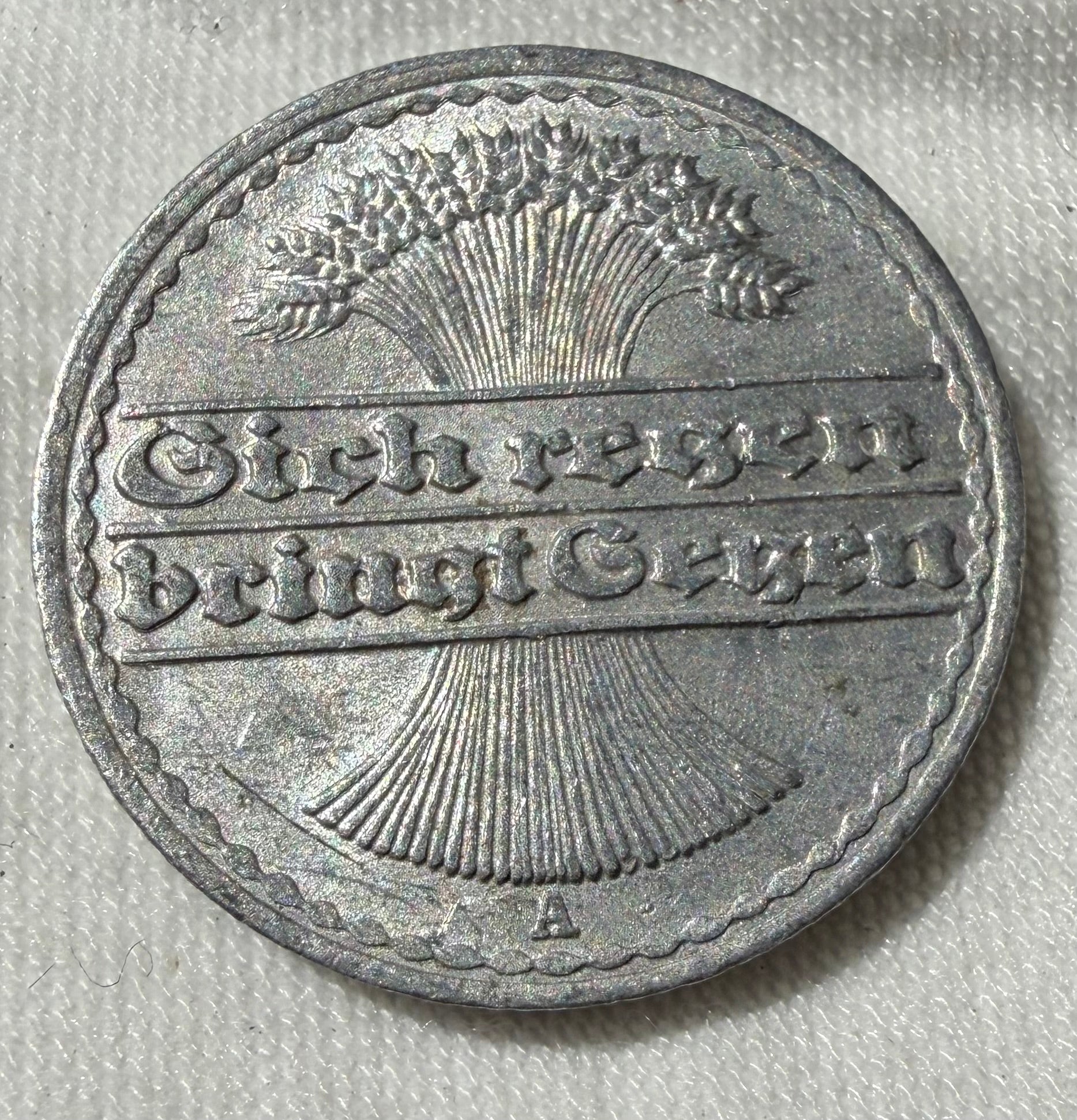 Germany 50 Pfennig 1920A-high grade with lustre