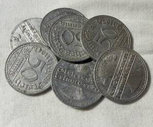 Germany 50 Pfennig 1920A-high grade coins