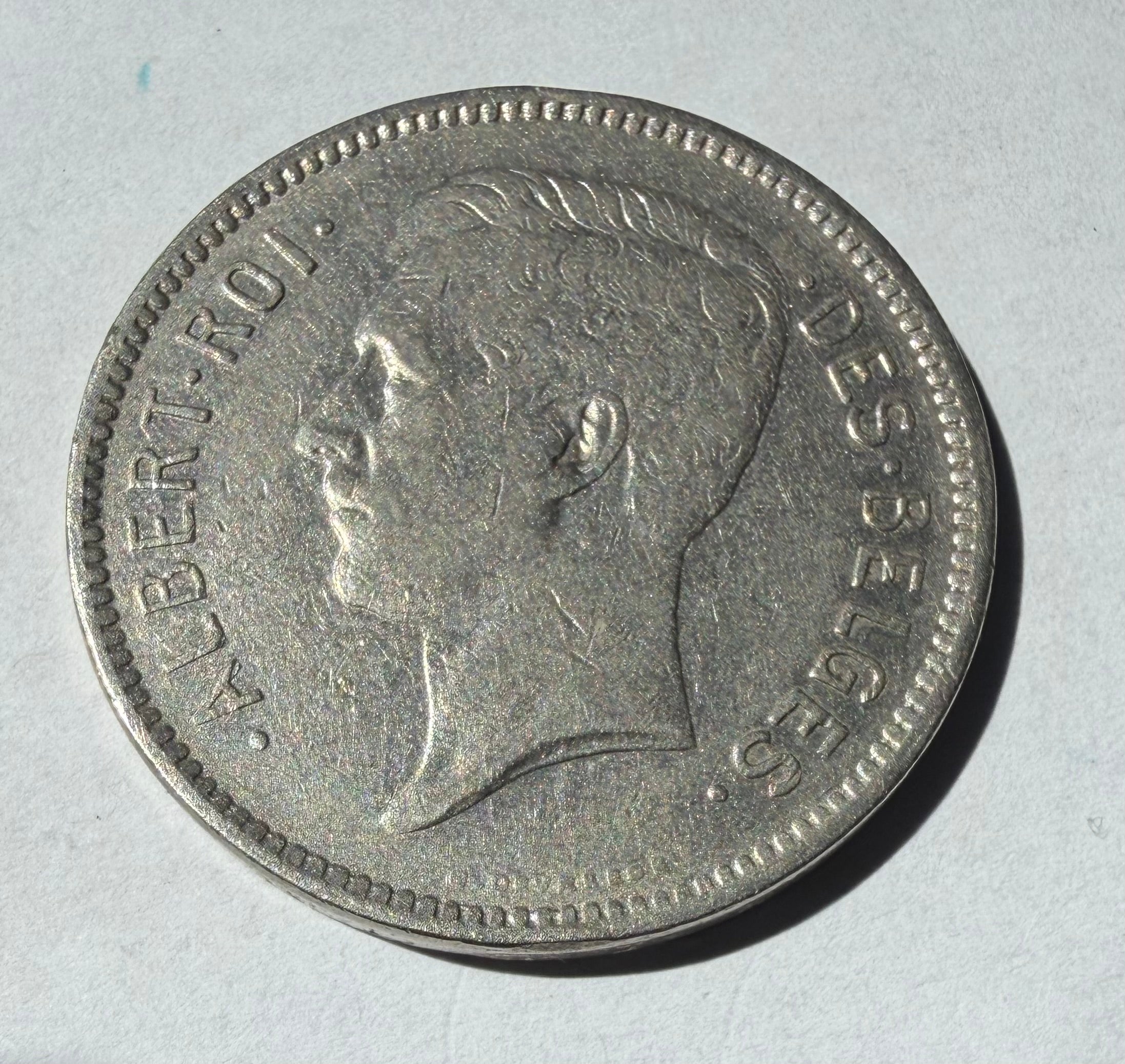 Belgium 5 Francs 1932
