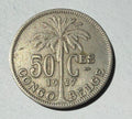 Belgian Congo 50 cents 1927