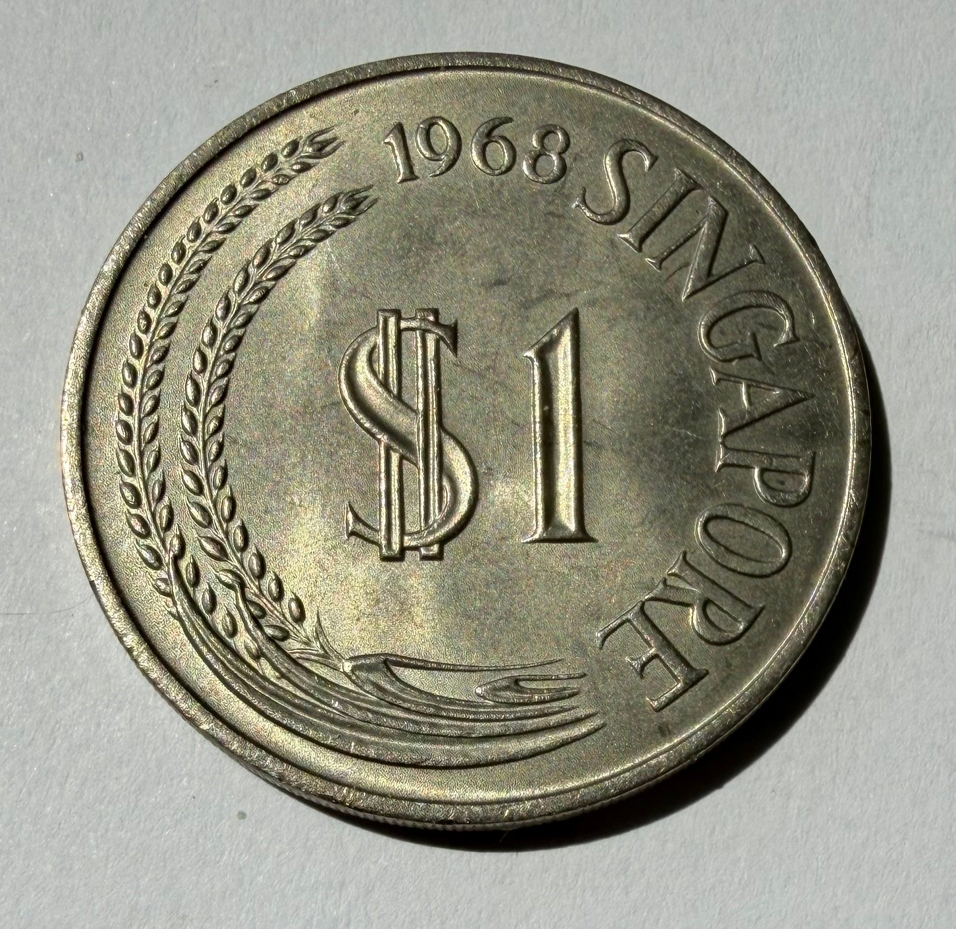 Singapore dollar 1968