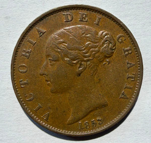 1853 Half Penny