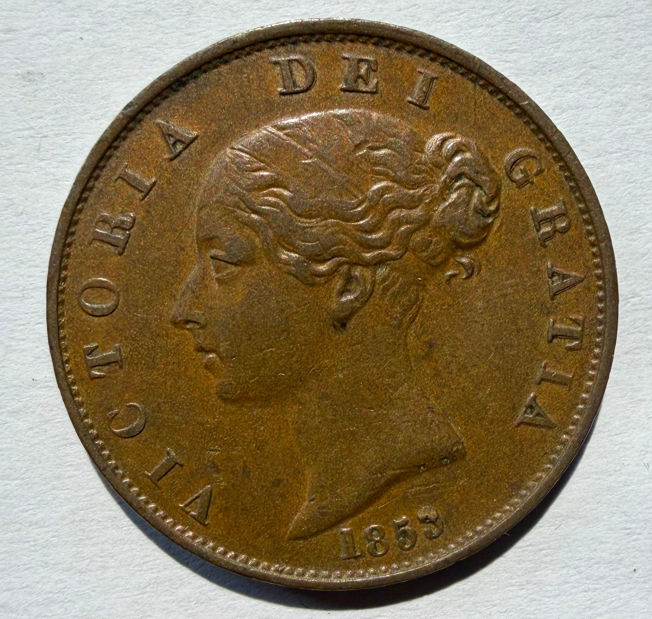 1853 Half Penny