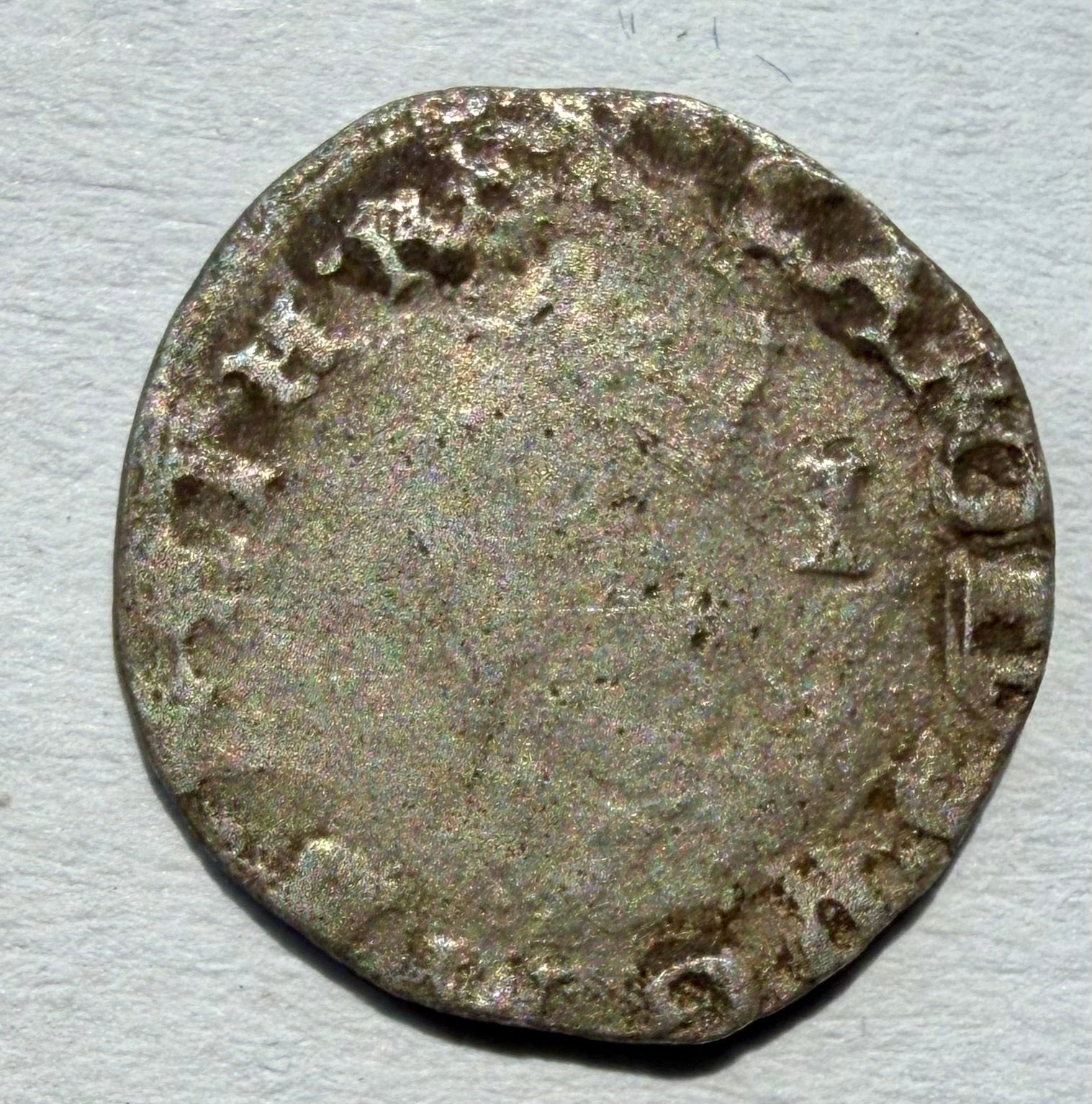 Charles I penny mm two pellets S2845