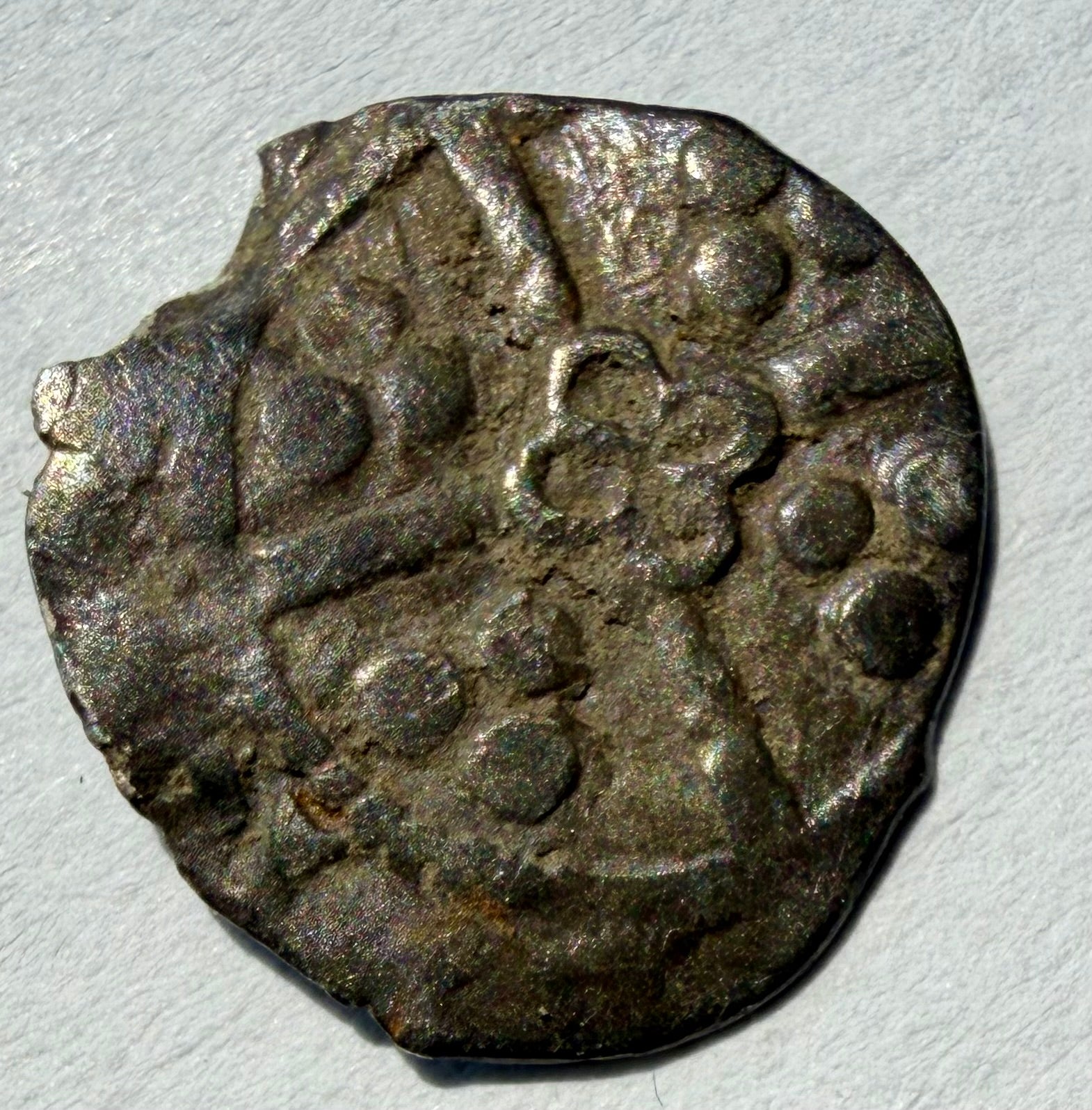 IRELAND. Edward IV, 1471-1483. Silver Penny. Dublin, Mullets by crown S-6373K