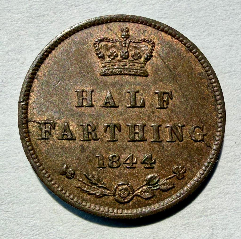 1844 Half Farthing-lustrous