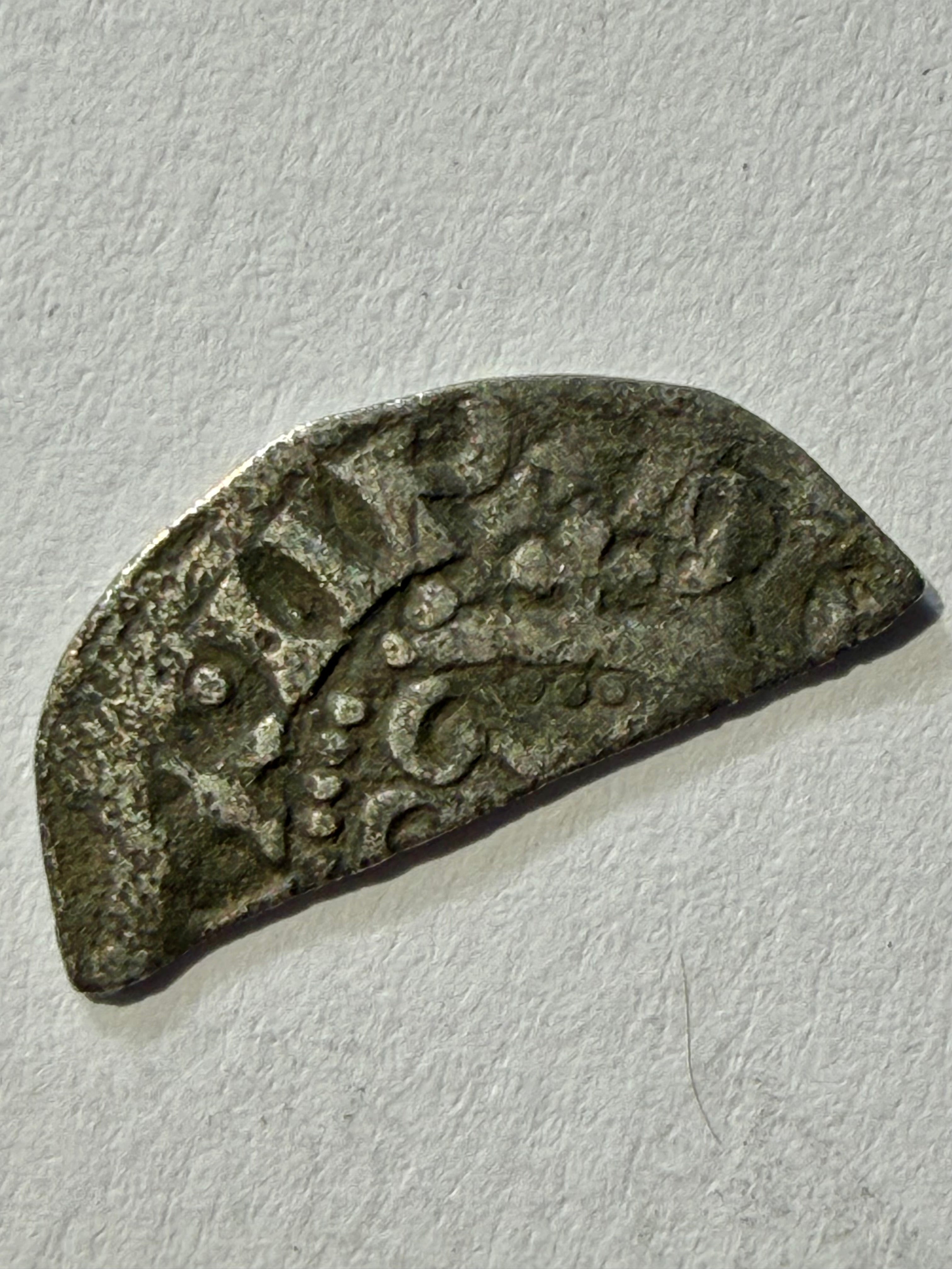 King Henry III Short Cross Cut Half Penny-Class 3a or b NICOLE