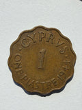 Cyprus 1 Piastre 1944