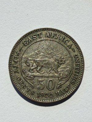 East Africa 50 cents 1921