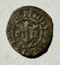 Edward II (1307-1327) Silver Halfpenny. London mint. Class I3- very nice specimen