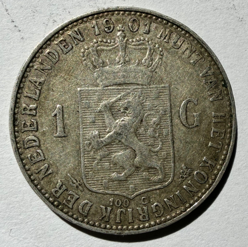 Netherlans 1 Gulden 1901