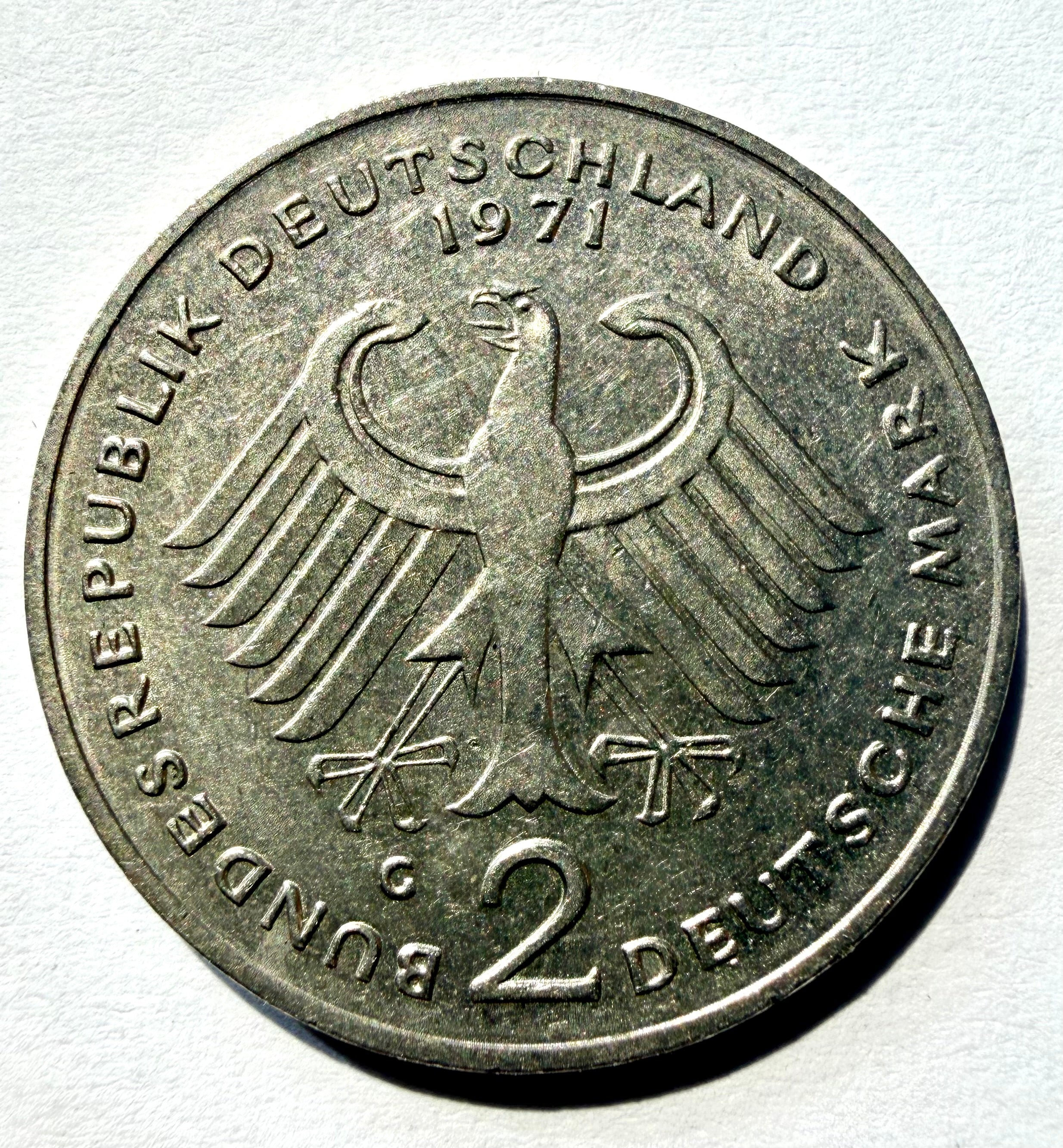 Germany - 2 Marks 1971 G