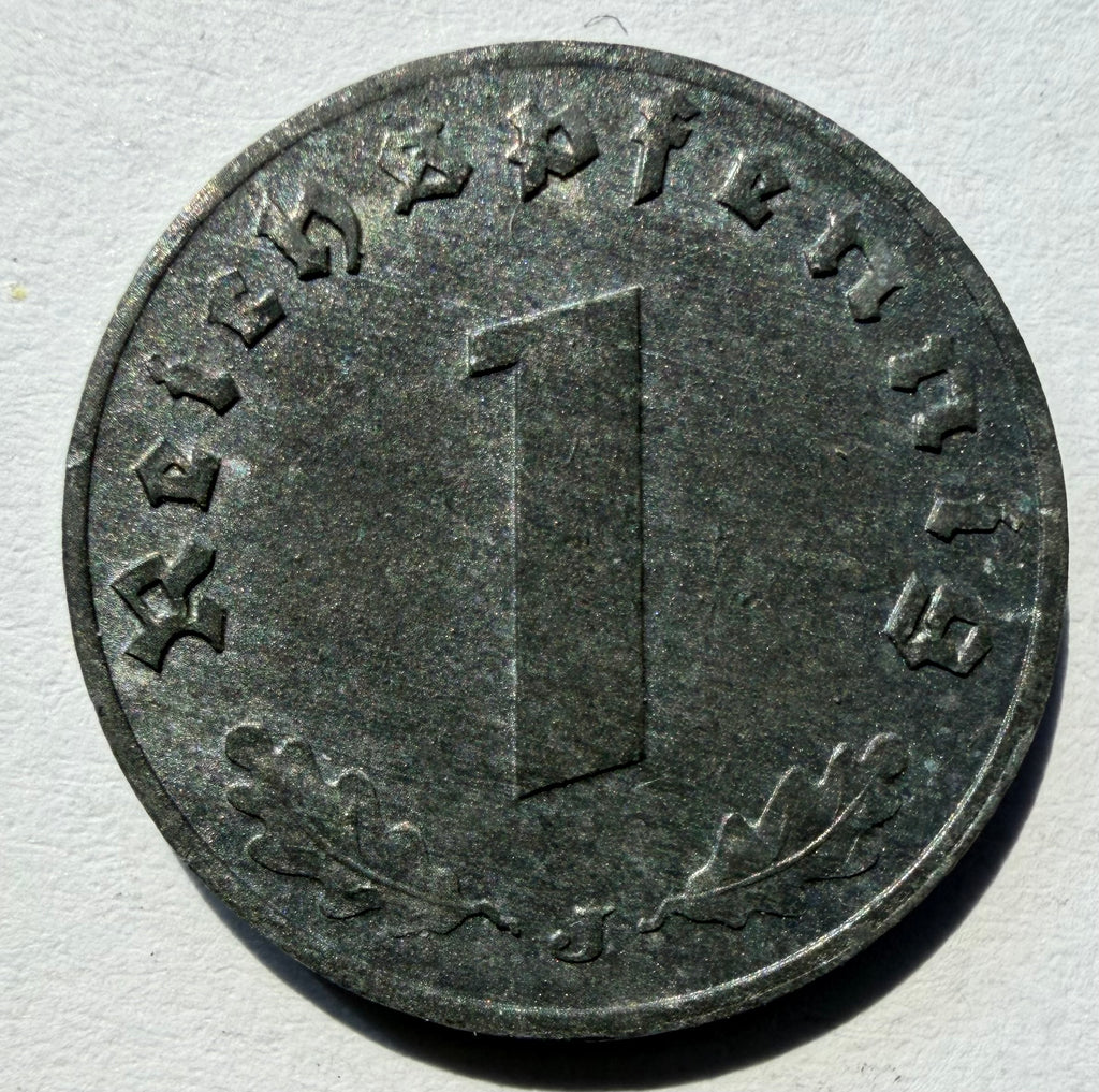 Germany - Third Reich Reichspfennig 1942 J