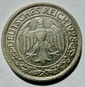 Germany 50 Reischpfennig 1928 E