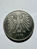 Germany 5 marks 1975 J