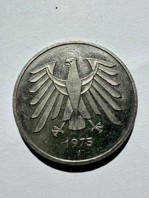 Germany 5 marks 1975 J